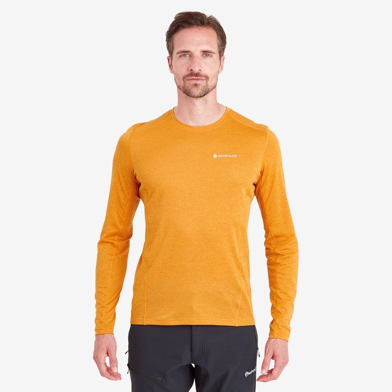 Orange Men's Montane Dart Long Sleeve T Shirts | UTP8814RS