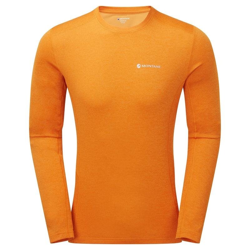 Orange Men\'s Montane Dart Long Sleeve T Shirts | UTP8814RS