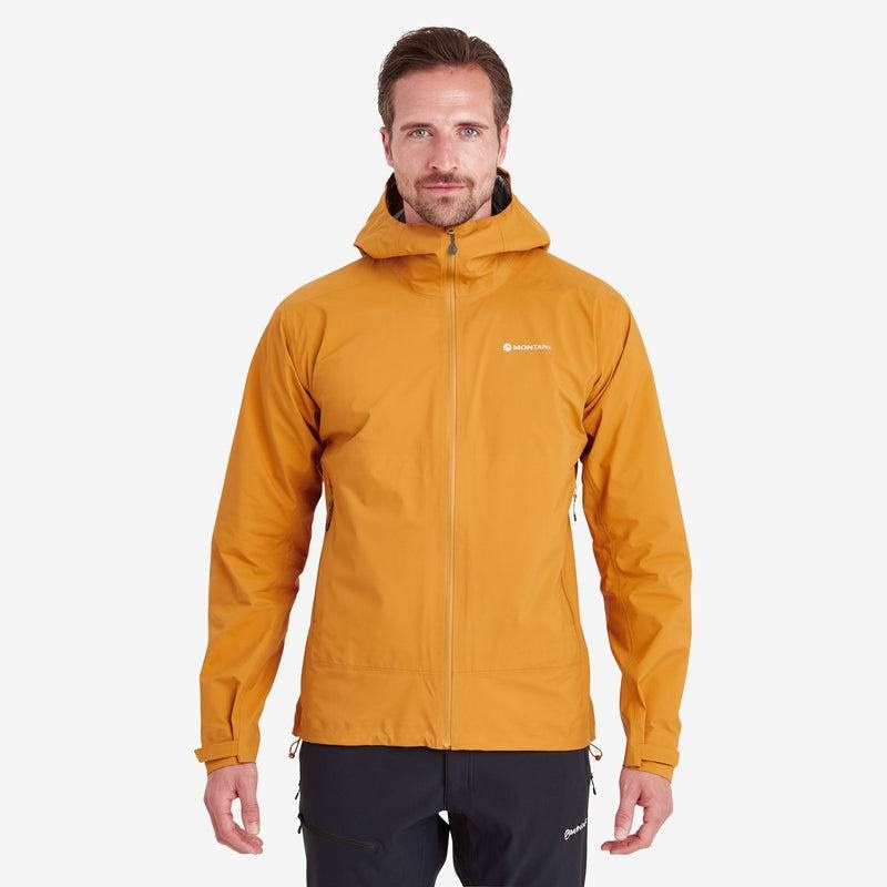 Orange Men's Montane Phase Lite Waterproof Jackets | SFK9346HD