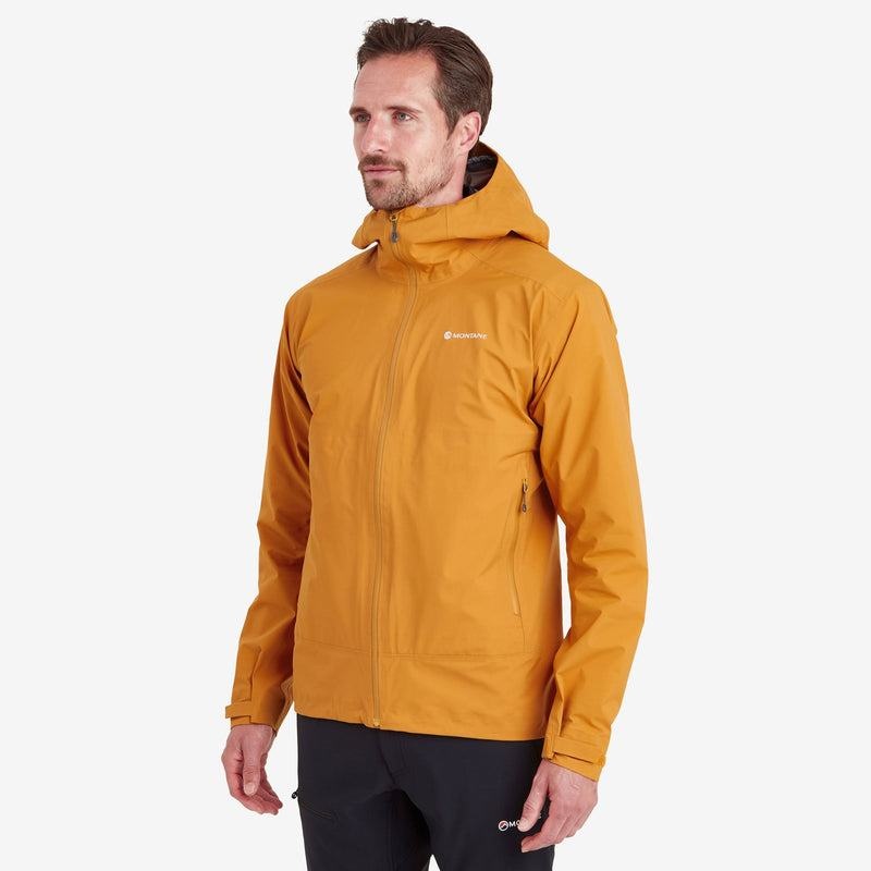 Orange Men's Montane Phase Lite Waterproof Jackets | SFK9346HD