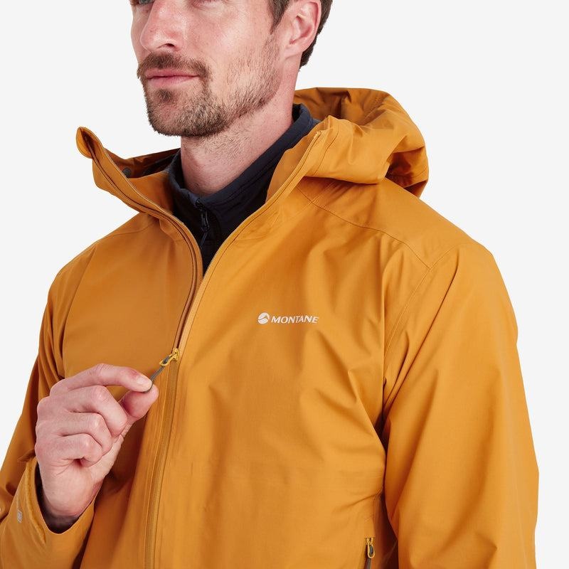 Orange Men's Montane Phase Lite Waterproof Jackets | SFK9346HD