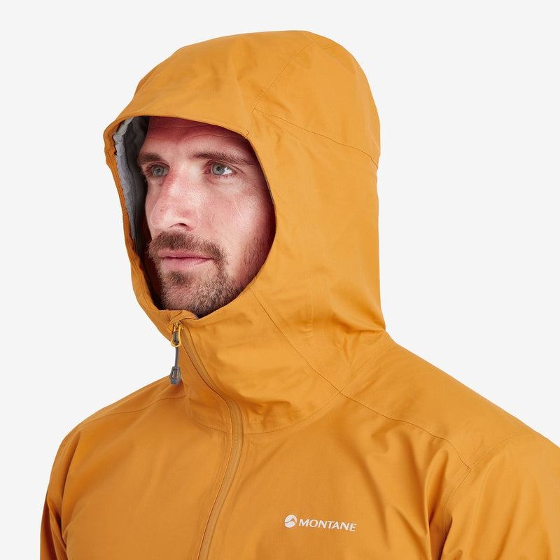 Orange Men's Montane Phase Lite Waterproof Jackets | SFK9346HD