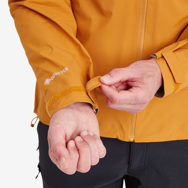 Orange Men's Montane Phase Lite Waterproof Jackets | SFK9346HD