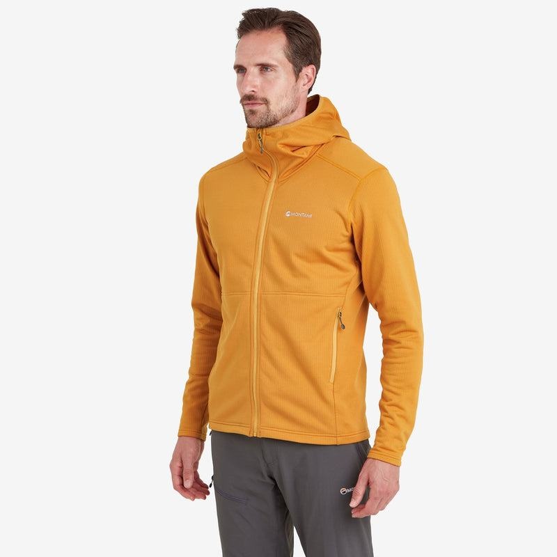 Orange Men's Montane Protium Hooded Fleece Jackets | HBQ8920RX