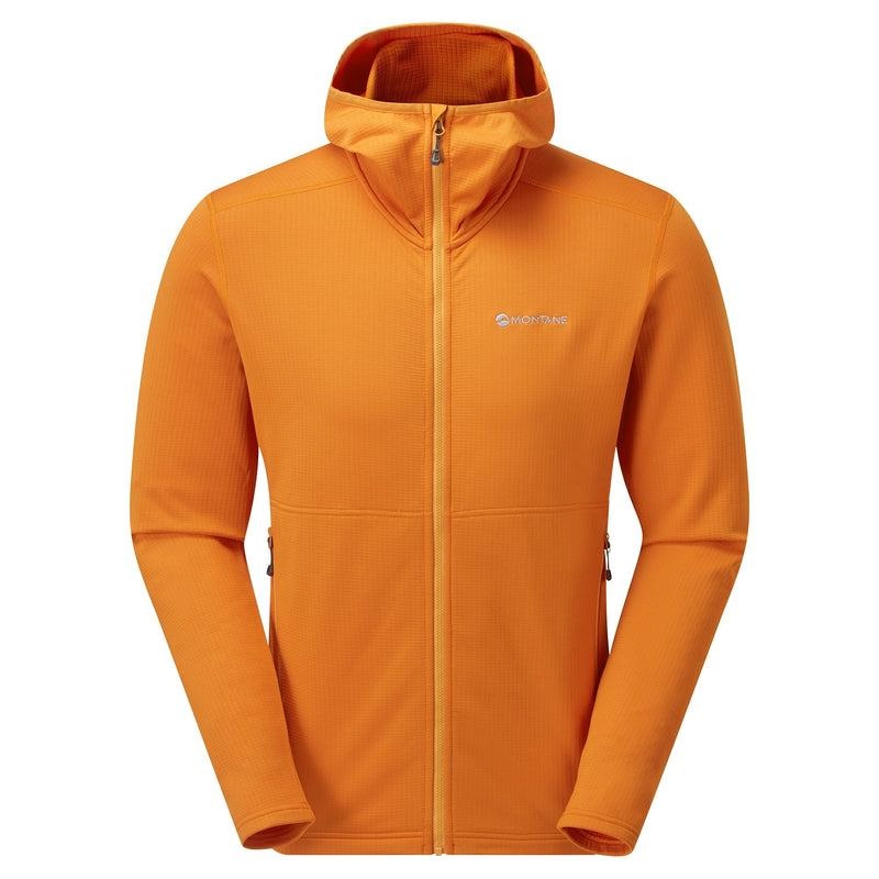 Orange Men\'s Montane Protium Hooded Fleece Jackets | HBQ8920RX