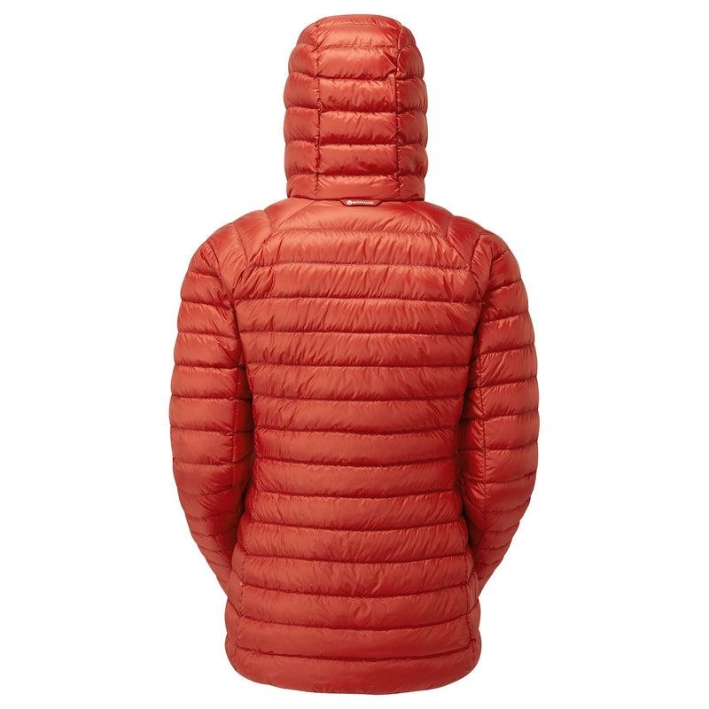 Orange Red Women's Montane Anti-Freeze Hooded Down Jackets | SOH1191DV