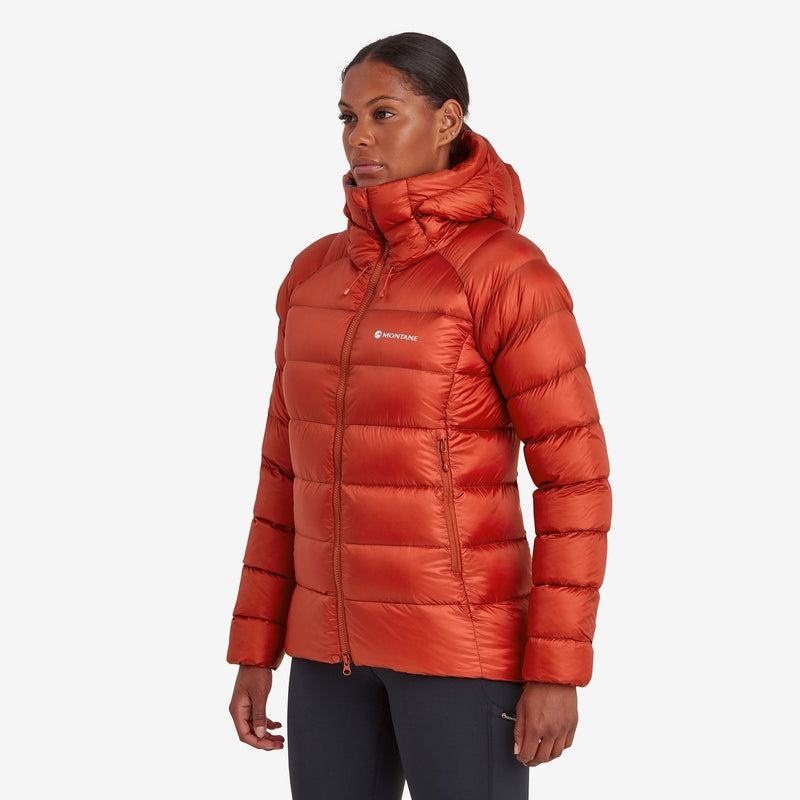 Orange Red Women's Montane Anti-Freeze XT Hooded Down Jackets | QWK283GK