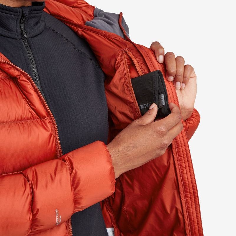 Orange Red Women's Montane Anti-Freeze XT Hooded Down Jackets | QWK283GK