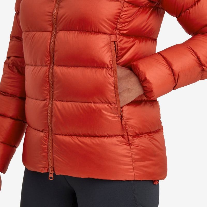 Orange Red Women's Montane Anti-Freeze XT Hooded Down Jackets | QWK283GK