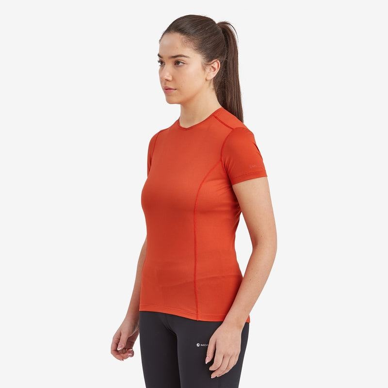 Orange Red Women's Montane Dart Lite T Shirts | YEY1615CD