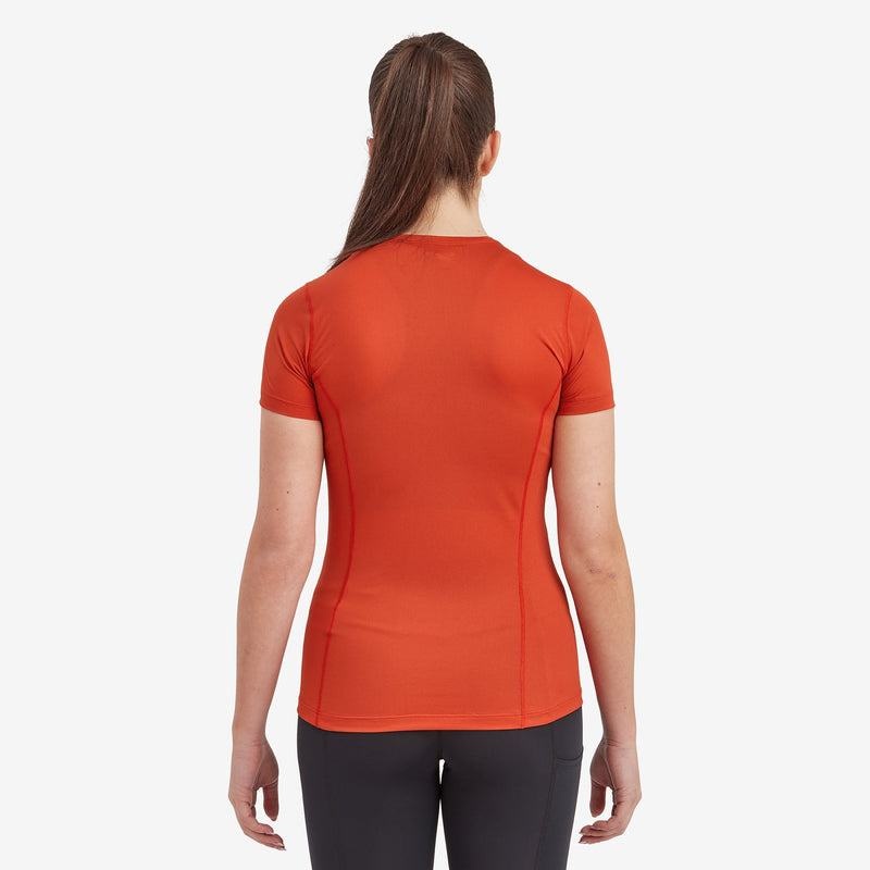 Orange Red Women's Montane Dart Lite T Shirts | YEY1615CD