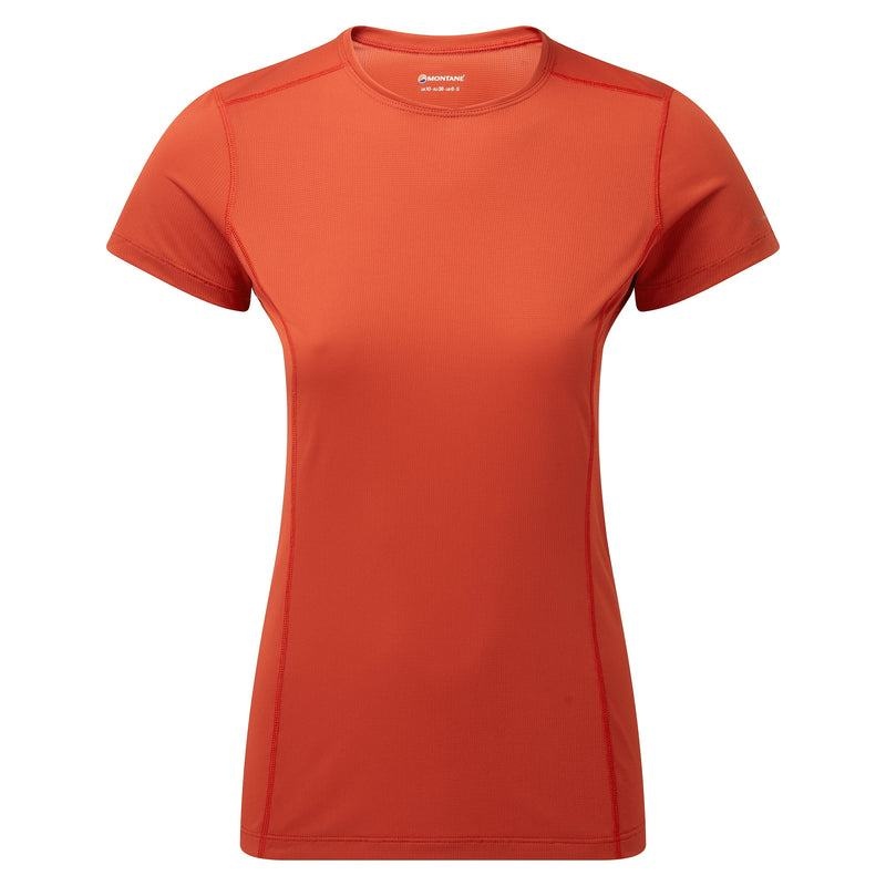 Orange Red Women\'s Montane Dart Lite T Shirts | YEY1615CD