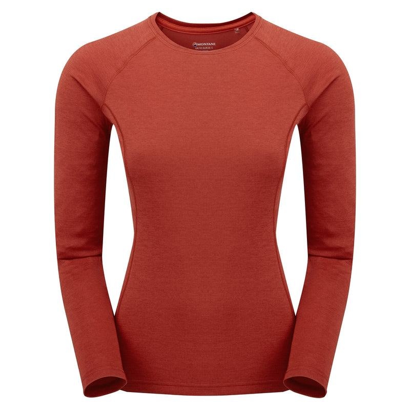 Orange Red Women\'s Montane Dart Long Sleeve T Shirts | FBF3771ME