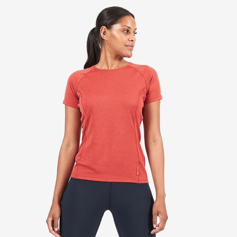 Orange Red Women's Montane Dart T Shirts | RJF631RS