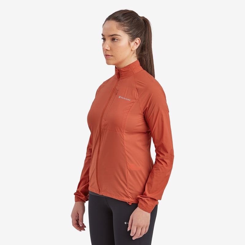 Orange Red Women's Montane Featherlite Windproof Jackets | DJL5878XU