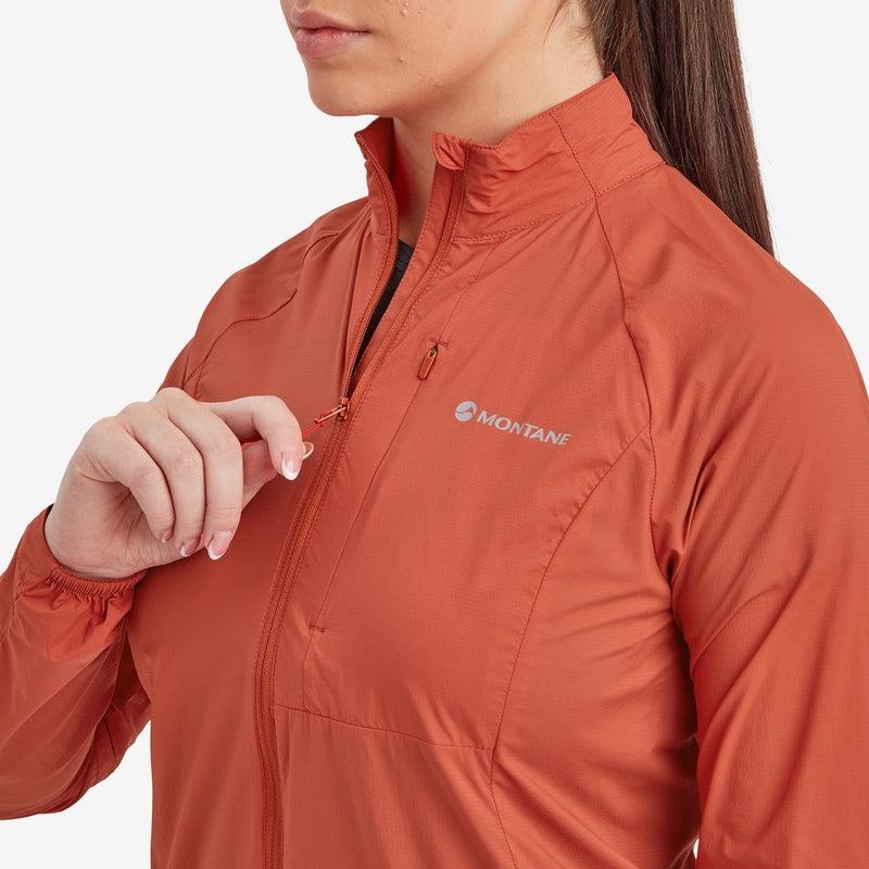 Orange Red Women's Montane Featherlite Windproof Jackets | DJL5878XU