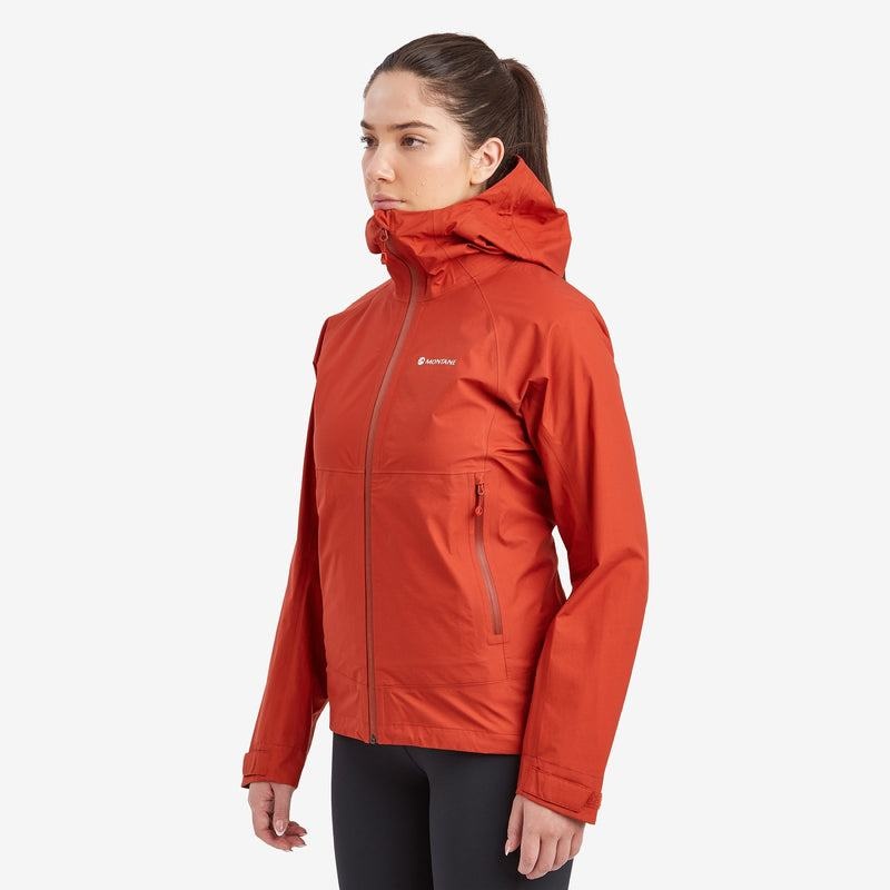 Orange Red Women's Montane Spirit Lite Waterproof Jackets | PMP297ZO