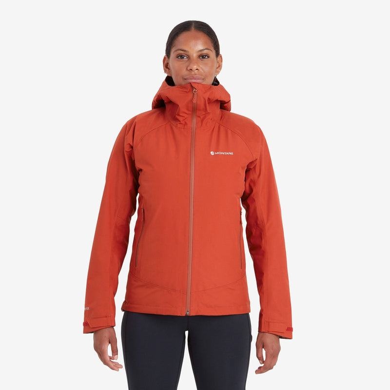 Orange Red Women's Montane Spirit Waterproof Jackets | OQS6226RG