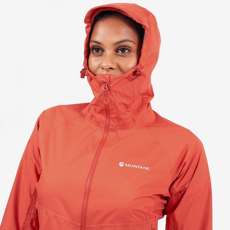 Orange Women's Montane Spine Waterproof Jackets | ESG499RY