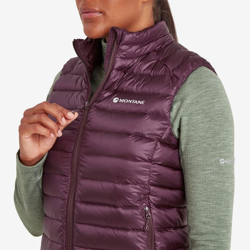 Purple Women's Montane Anti-Freeze Down Vest | MUO183XZ