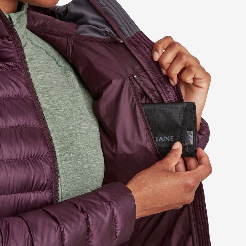 Purple Women's Montane Anti-Freeze Hooded Down Jackets | YZW4483HP