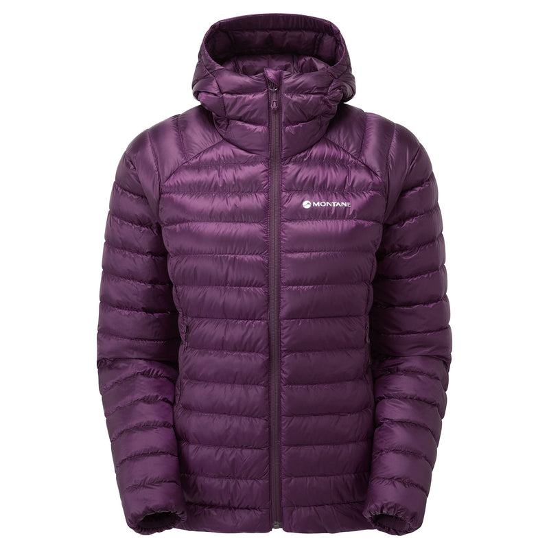 Purple Women\'s Montane Anti-Freeze Hooded Down Jackets | YZW4483HP