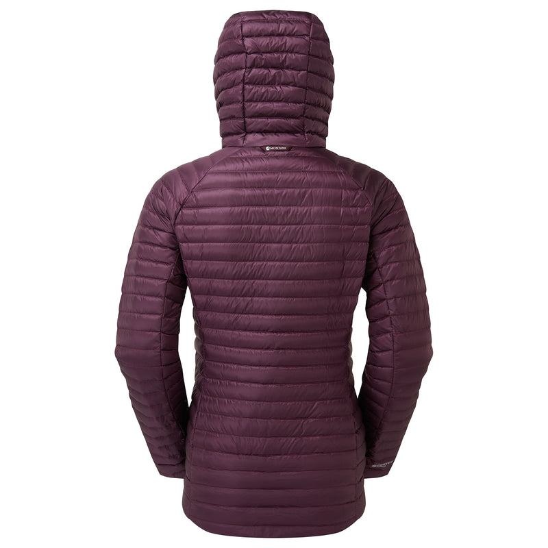 Purple Women's Montane Anti-Freeze Lite Hooded Down Jackets | WUL394MO