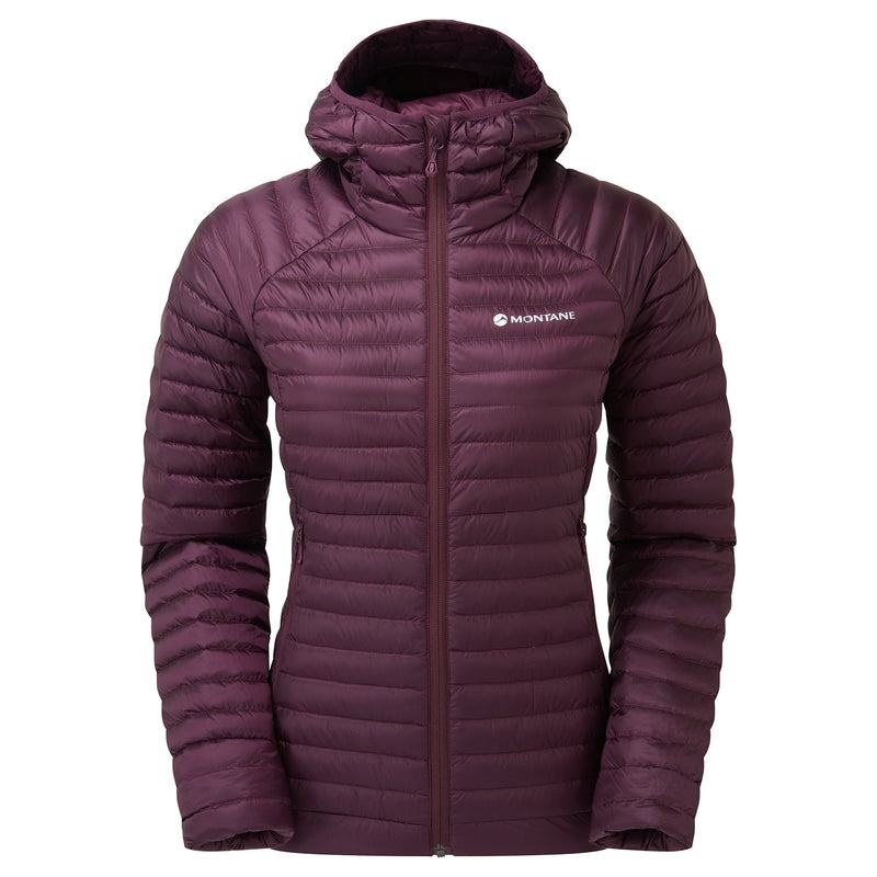 Purple Women\'s Montane Anti-Freeze Lite Hooded Down Jackets | WUL394MO