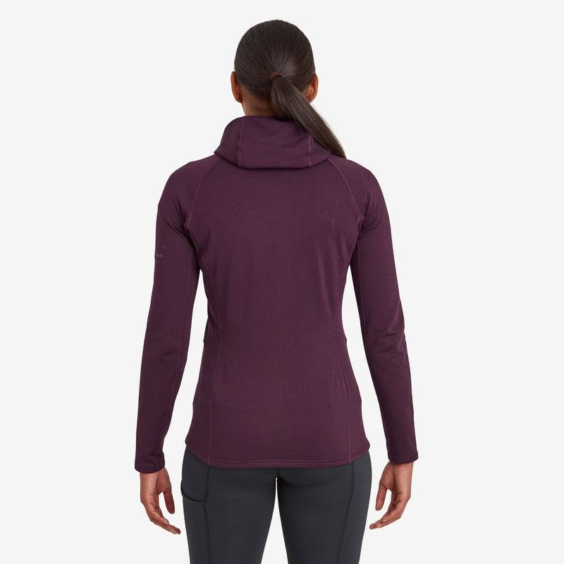 Purple Women's Montane Protium Hooded Fleece Jackets | EDE4744QM