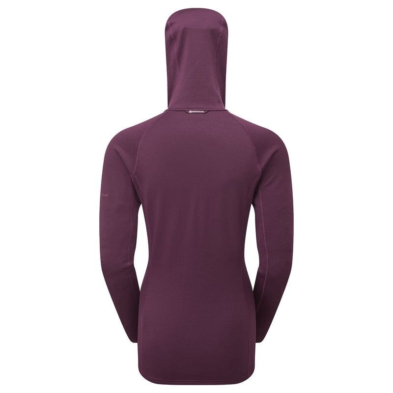 Purple Women's Montane Protium Hooded Fleece Jackets | EDE4744QM