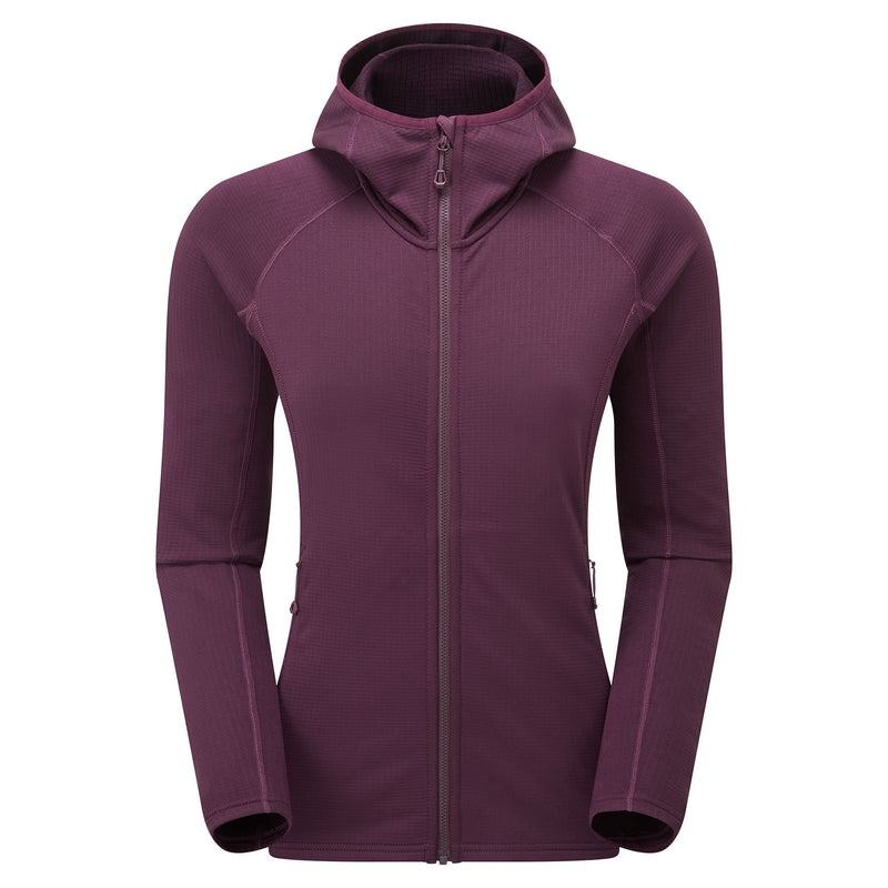 Purple Women\'s Montane Protium Hooded Fleece Jackets | EDE4744QM