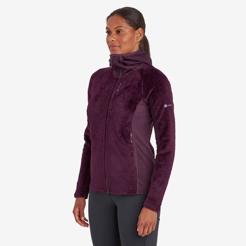 Purple Women's Montane Protium XPD Hooded Fleece Jackets | ZQJ2823CJ