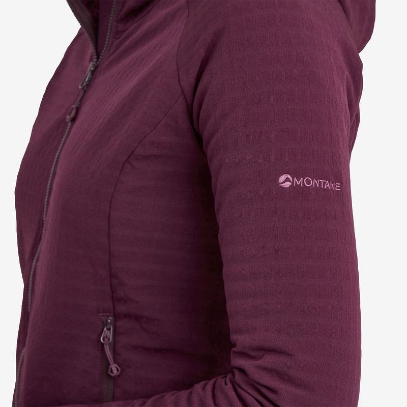 Purple Women's Montane Protium XT Hooded Fleece Jackets | TFW10019PG