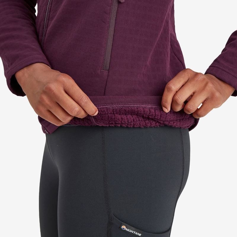 Purple Women's Montane Protium XT Hooded Fleece Jackets | TFW10019PG