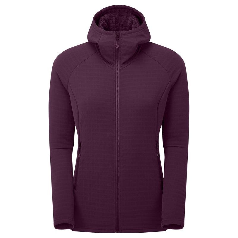 Purple Women\'s Montane Protium XT Hooded Fleece Jackets | TFW10019PG