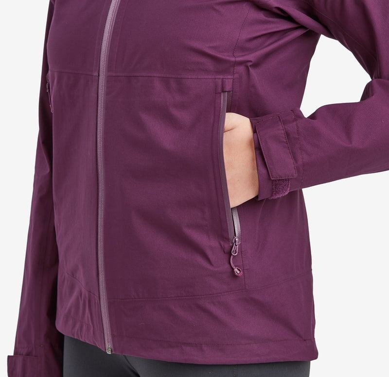 Purple Women's Montane Spirit Lite Waterproof Jackets | BGE9862IX