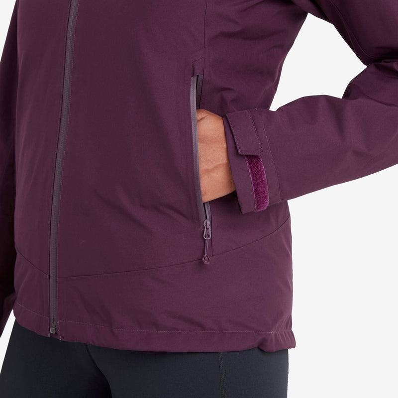 Purple Women's Montane Spirit Waterproof Jackets | TIF3485EQ