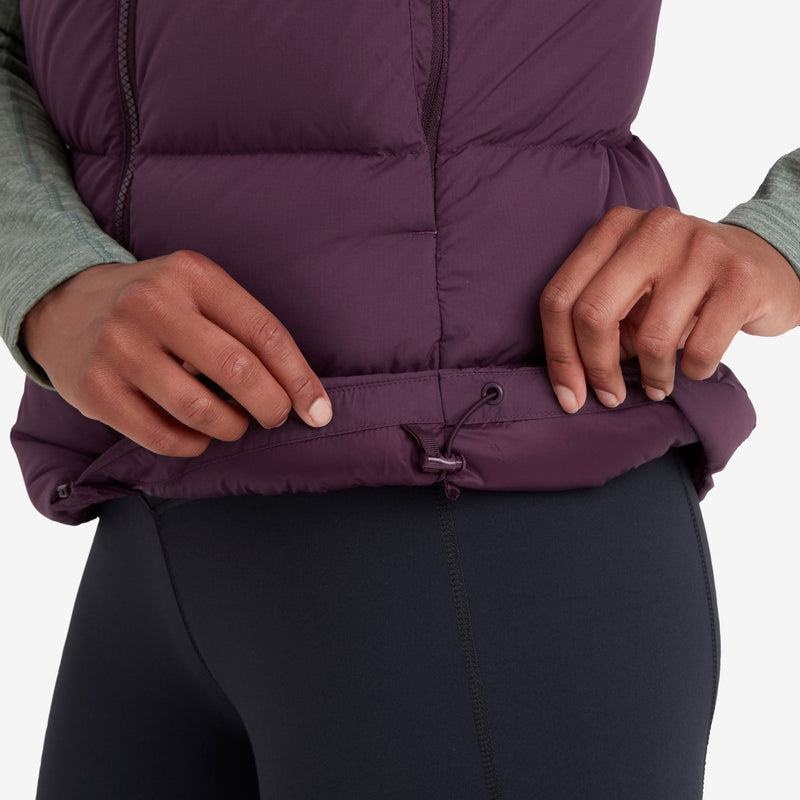 Purple Women's Montane Tundra Down Vest | XVC2430UT