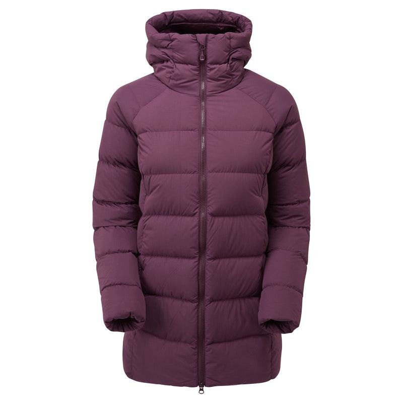 Purple Women\'s Montane Tundra Hooded Down Jackets | ZJT456ZE