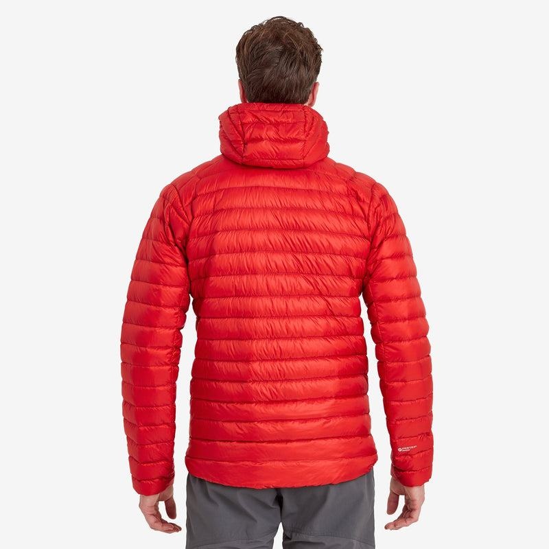 Red Men's Montane Anti-Freeze Hooded Down Jackets | NFH6569RW