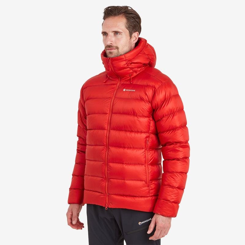 Red Men's Montane Anti-Freeze XT Hooded Down Jackets | KQW984GS