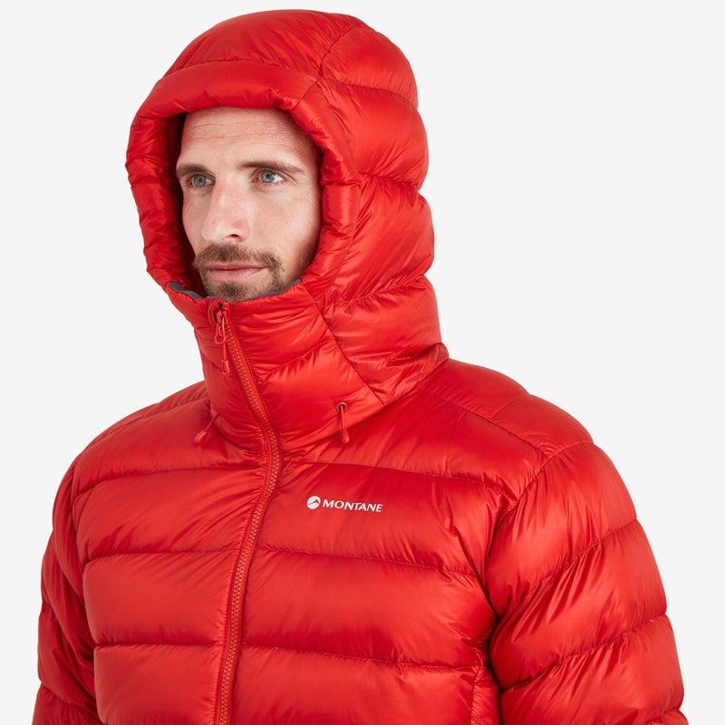 Red Men's Montane Anti-Freeze XT Hooded Down Jackets | KQW984GS