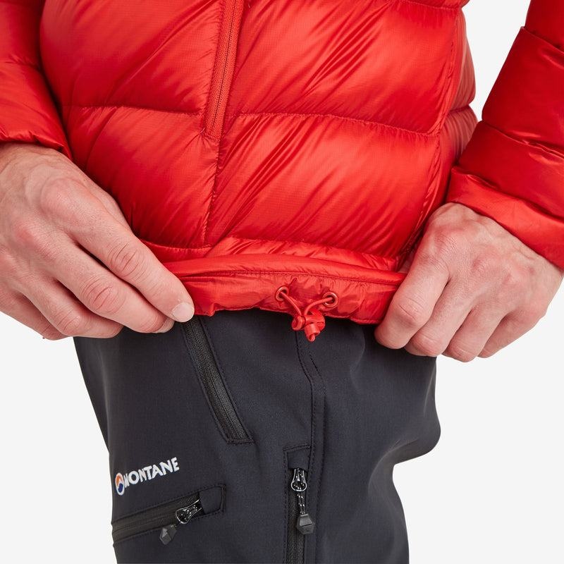 Red Men's Montane Anti-Freeze XT Hooded Down Jackets | KQW984GS