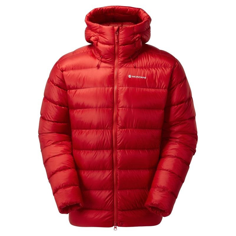 Red Men\'s Montane Anti-Freeze XT Hooded Down Jackets | KQW984GS