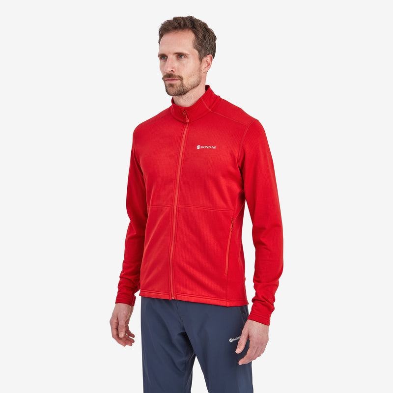 Red Men's Montane Protium Fleece Jackets | LLE165HW