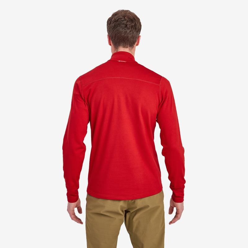 Red Men's Montane Protium Pull On Fleece | IKC5834DI