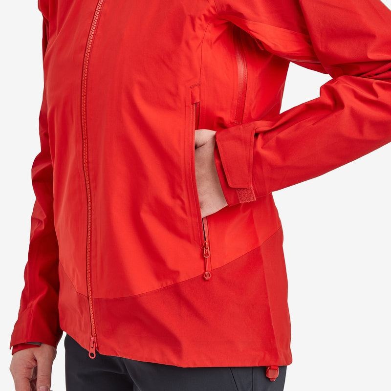 Red Women's Montane Phase XPD Waterproof Jackets | BKX9545RY