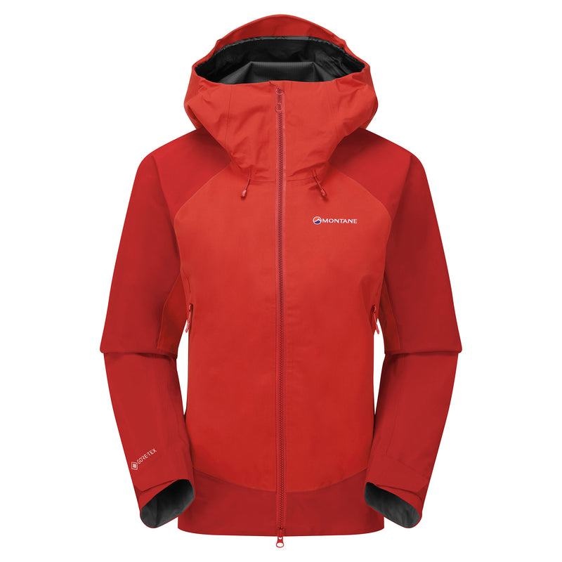 Red Women\'s Montane Phase XPD Waterproof Jackets | BKX9545RY