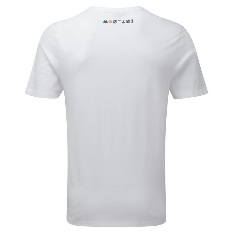 White Men's Montane Geometry T Shirts | FVE7543IY