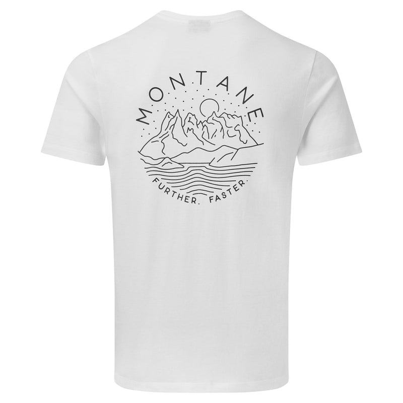 White Men's Montane Starscape T Shirts | YEH1570SN